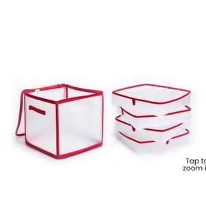 COPY - Christmas Storage box with Removable Trays, Ornament Storage